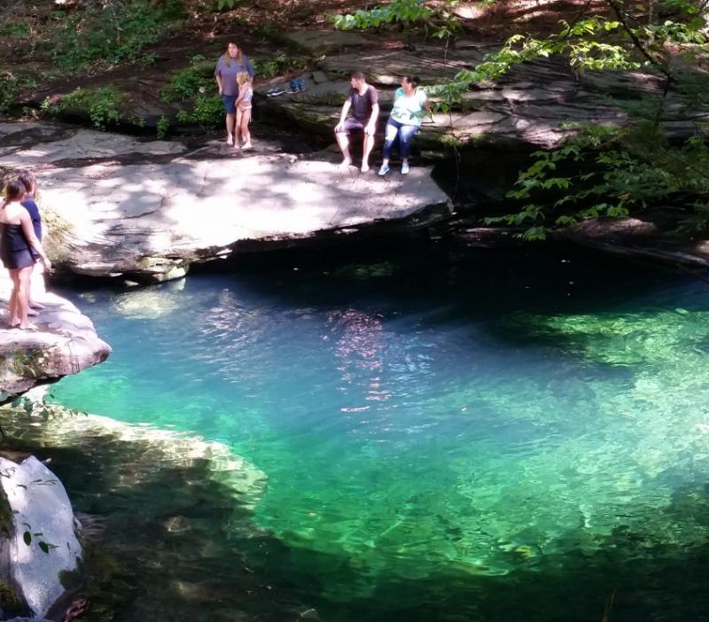 The Blue Hole on Rondout Creek in the Sundown Wild Forest