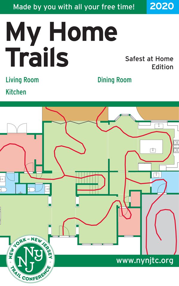 My Home Trails Map. Map by Jeremy Apgar.