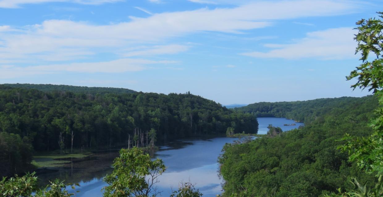 View of Canopus Lake from the Appalachian Trail - Photo credit: Daniela Wagstaff