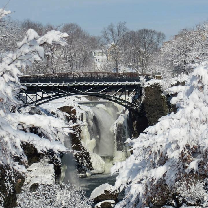 Great Falls in Winter (NPS photo)